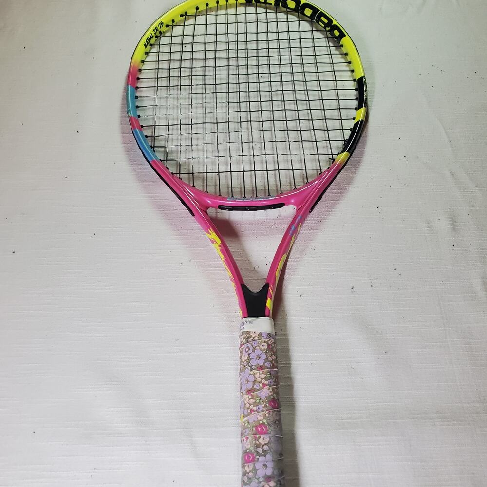 Babolat Nadal Jr 25 Tennis Racquet 25" Head 100 Sq In Youth Racket Yellow
